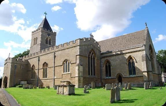 All Saints has been constantly developed across the centuries to become the largest parish church in the Deanery of Sharnbrook (established in 1970).