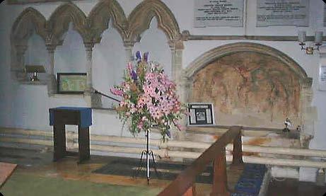 The South aisle was added in the 13th Century.