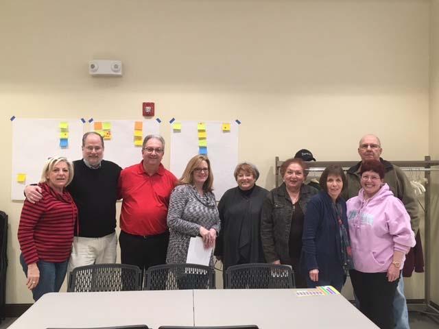 Kibbitz Corner General Announcements On Sunday February 19 th the Board of Trustees, Rabbi Goldstein, and several congregation Committee Members participated in a Leadership Workshop facilitated by