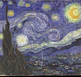 HANDOUT A The Starry Night The Starry Night, by Vincent van Gogh (c. 1889) Directions: Take some time to quietly view and reflect on the art.
