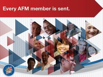 PLAY THE AFM IS MOVING FORWARD INTO THE FUTURE! cont. The key to being a missional church lies with its members. Pastors.