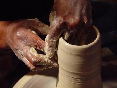 In intercession, we are just like clay in the hands of a potter, to be molded according his pleasure, so are men in the hands of their Creator, to be assigned by him their function (Jer 18:6; Sir