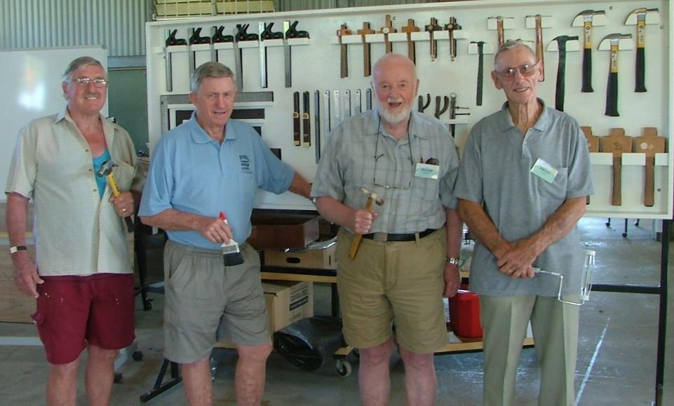 time socially, as well as in a practical manner, by participating in constructive endeavors that develop self esteem. What an exciting time we are in at the moment with our Men s Shed.