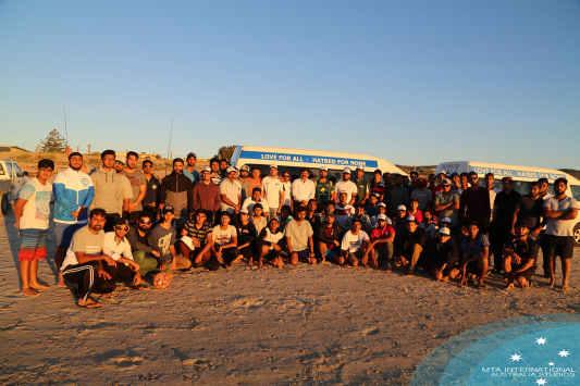 Group Noor Mahmood Sand beach. This picnic gave everyone a chance to unwind after all their hard work in the academics. A BBQ lunch was served, and Zuhr and Asr prayers were also offered at the beach.