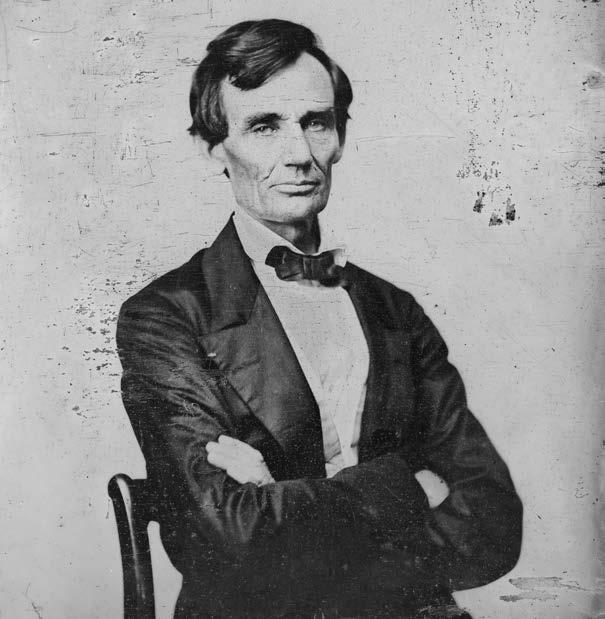 The last photo of Lincoln beardless was taken in August 1860. What About Whiskers? When you look at most pictures of Abraham Lincoln, including the one on the five-dollar bill, he has a beard.
