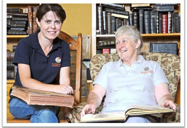 Ellen and Jean Reid are the founders and primary volunteers at the Bible Museum. The Reid family have been collecting Bibles and related items for more than 35 years.