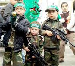 2 2. One of the Hamas' main methods for realizing its goals is by encouraging paramilitary and sometimes full military activities among children and adolescents.