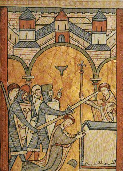 The death of Becket angered the peasants who