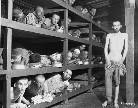 The barracks at Buchenwald.