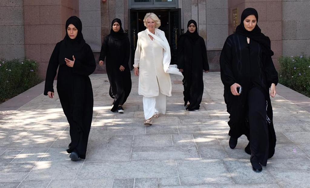8 Camilla, Duchess of Cornwall, paid a royal visit to the United Arab Emirates this week (November 2016), where an all-female security team accompanied her around.
