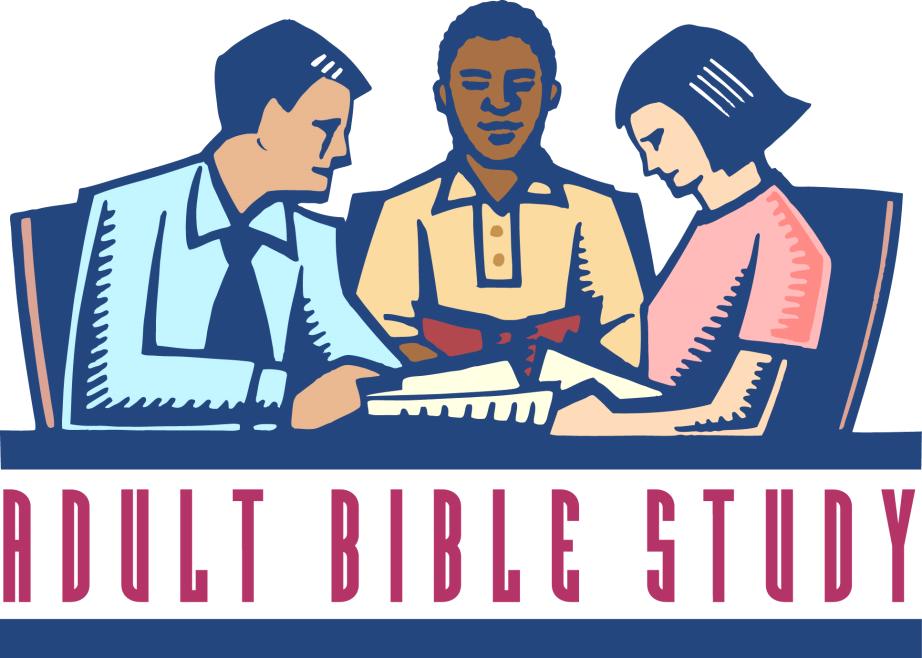 There will be NO study on December 20, 27 and January 3. Wednesday Bible Study 6:00 p.m. Adult Study Location: Room 1A & 1B (Northwest Corner) WEDNESDAY MORNINGS 7:00 a.