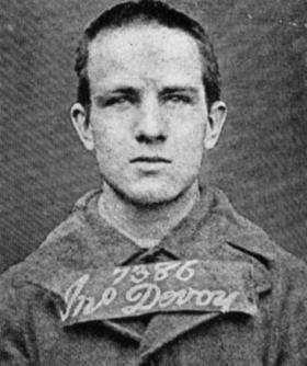 John Devoy as a prisoner in 1866. Six years earlier, the chiding of an angst-ridden father persuaded the then eighteen-year-old to run away and join the Zouaves. Franco-Prussian war.