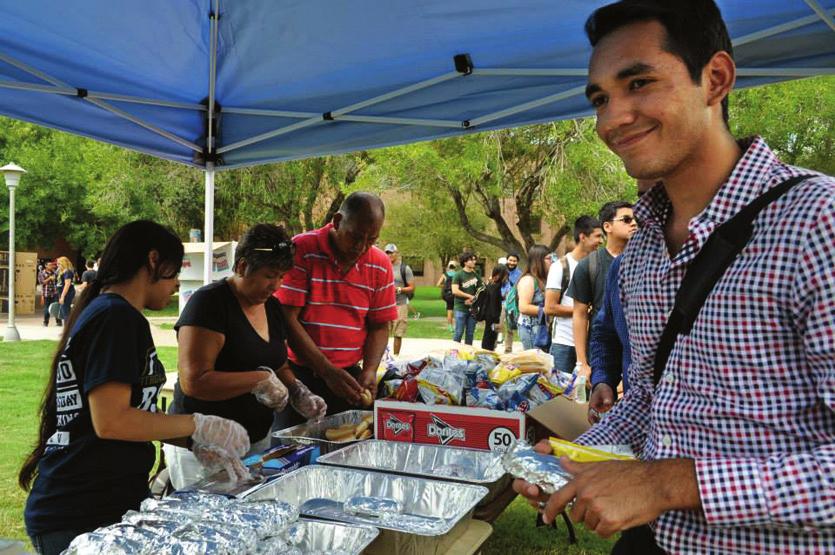 BSM: Feeding 4,000 in body and soul For college sophomore Arly Garza, handing out hot dogs and Bibles on her university campus took on a deeper meaning when she was able to serve alongside both her