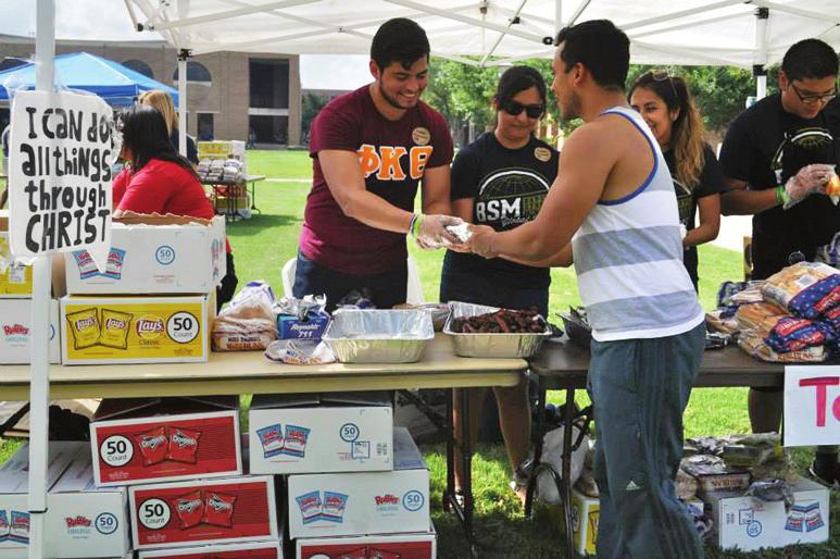 Local churches, such as Calvary Baptist Church in McAllen, joined in the effort by providing financial donations for hot dogs and New Testament Bibles, by praying for the college students, and by
