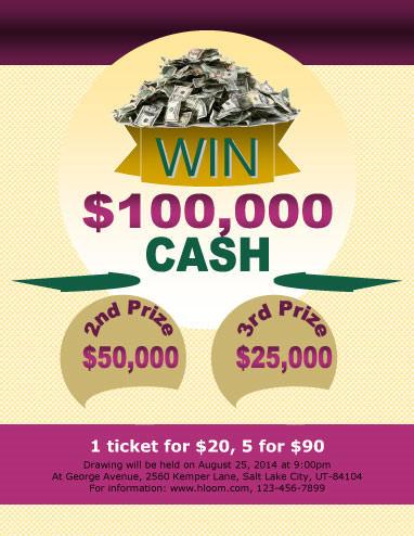 You could Up To $10,000 Only 400 tickets will be sold! One winner could win a cash prize of up to $10,000!* Westerly, Rhode Island Saturday, September 2, 2017 at 6:30 PM in the St.