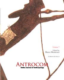Antrocom Online Journal of Anthropology vol. 14. n. 1 (2018) 139-147 - ISSN 1973 2880 Antrocom Journal of Anthropology journal homepage: http://www.antrocom.