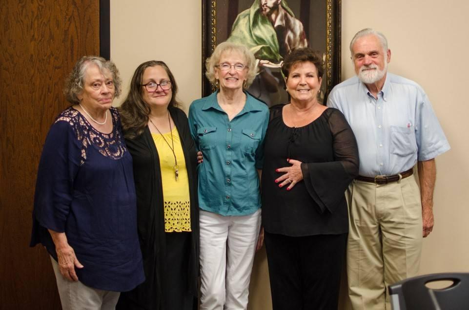 The St. James Scribes Scribes is a small group of parishioners who love words, writing and sharing their works and thoughts in a small, friendly group setting.