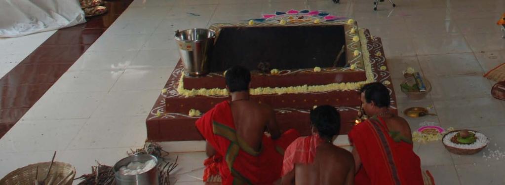 9:00 AM to 12:30 PM Mahanyasa Rudra Homa In addition to Sri Ganeshas Homa, Navagraha Shanti Homa, and Ayushya Homa,