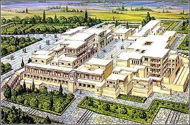 16. Which picture below shows a Sumerian city-state?