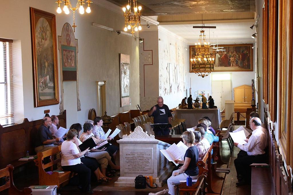 On his retirement the service moved to New Norcia. The small group of singers that assembled at York in 1991 became formally established as The Georgian Singers in 1995.