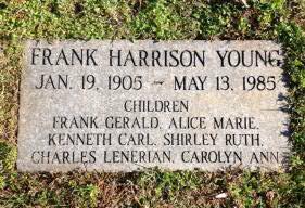 Burial will be in the Macedonia Cemetery in Smith Co., TN. Mr. Young was DOA at Cookeville General Hospital on Monday May 13, 1985. A native of Tennessee, he was the son of the late Mr. and Mrs.