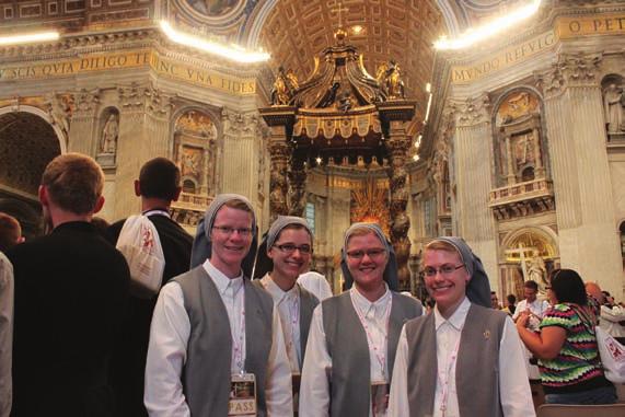 calling young religious and seminarians to proclaim hope to the world. Over six thousand responded to the invitation.
