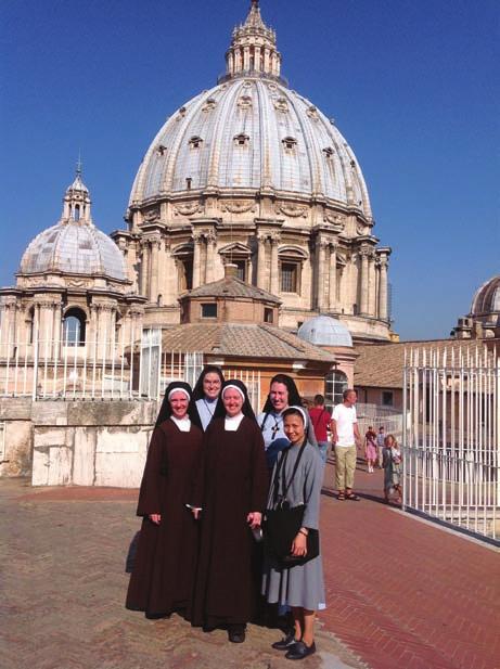 Two Sisters from our group had gone to the Basilica of St. Mary Major during a period of free time.