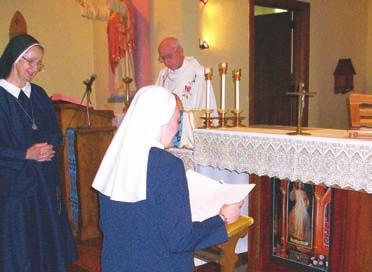 consecrated woman. It is the cornerstone on which all other elements of my religious life are built.