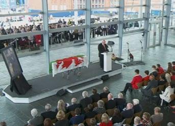 As First Minister, following the terrorist attack of '9:11', he had encouraged the setting up of what now has become the Welsh Government's Faith Communities Forum. He did so as a humanist.