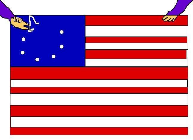 A Flag for America By Sophie Bromberger Betsy Ross has created a work of art! General Washington requested that she make a new American flag.