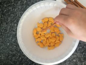 Snack Teaching Guide Snack Day 5 Fish Materials/Ingredients: bowl or goldfish, plate with pretzel sticks (