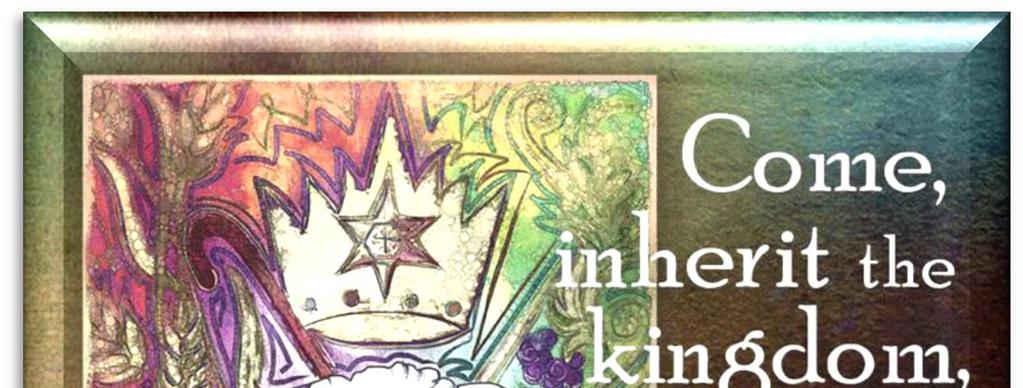 CHRIST THE KING SUNDAY November 26, 2017 Christ Lutheran Church 29 S. George Street York, Pa.