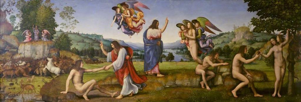 Goodness in the Beginning Work as Guardianship Creation and Fall of Man Mariotto Albertinelli (1474 1515), The Courtauld Gallery Address to Clergy of