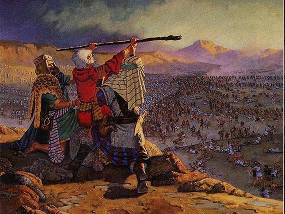 Exodus 17-18: Battle and Reunion The Amalekites came out and attacked the Israelites among their weaker folk. Joshua led the Israelites to battle.