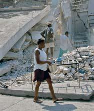 Haiti destroyed buildings and killed