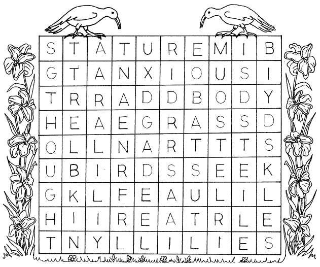 Word Search Find the 14 underlined words: 1. God warns about laying up treasure for yourself and not being rich toward Him. Luke 12:21 2.