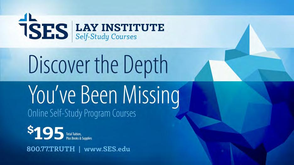 SES LAY INSTITUTE The SES Lay Institute is a separate division from the academic programs of Southern Evangelical Seminary.