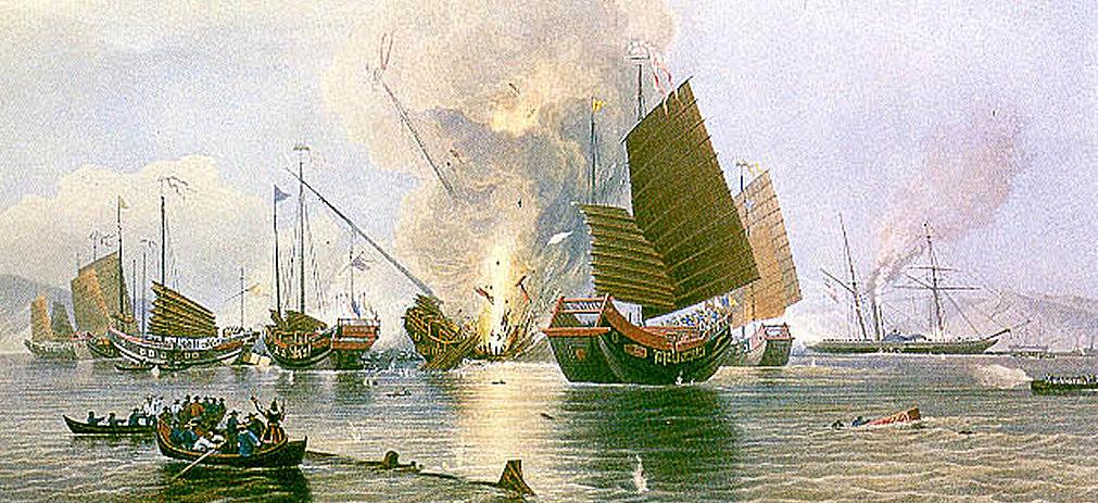 Opium Trade In 1839 British and Chinese warships clashed in the