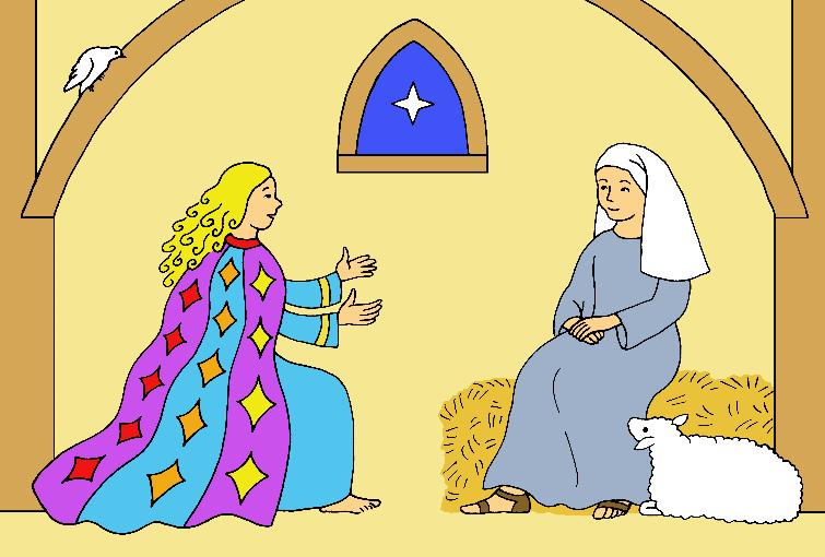 About the Christmas Story Mary was a young lady living in Nazareth. The angel Gabriel brought a message to Mary that she was chosen to have baby Jesus.