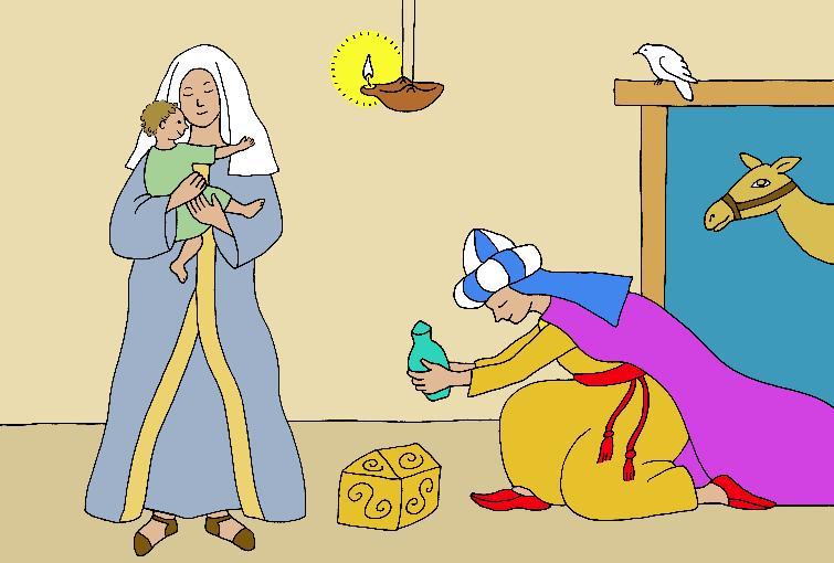 They followed the star and found Joseph, Mary and baby Jesus. We assume that, by this time, Joseph and his family were living in a house in Bethlehem.