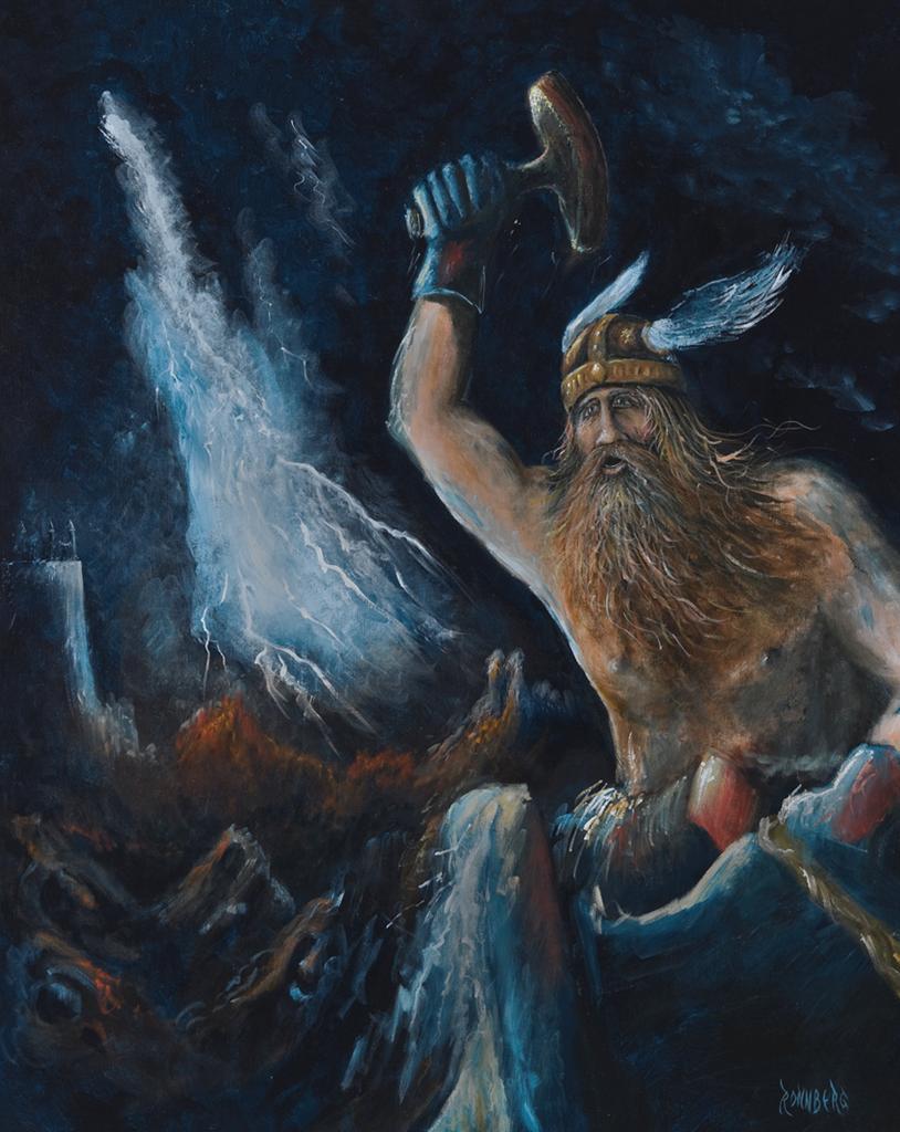 5 Thor Thor was one of Odin's sons and he was the strongest of all the gods in norse mythology. His mother name was Earth and she belongs to the giant family. Siv was his wife.
