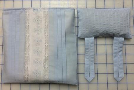 The French bias trim makes finishing the neck and arm edges easy! In this class we will cover the Madeira applique and bias trim techniques.
