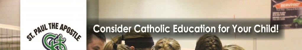 Catholic Schools Week 2015: Communities of Faith, Knowledge, and Service St.