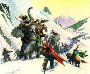 The Second Punic War In 221 BC, a young Carthaginian general, named Hannibal, tried to attack Rome. He marched 40 000 troops and 40 elephants over the Alps and into the Roman homeland.