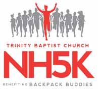 Race Day Schedule 7:00 am Registration opens at the ROC 8:30 am Group warm up & Stretch 8:45 am 100 Yard Dash for Kids (7 years old & younger) 9:00 am NH5K Run/Walk 9:00 am Senior Stroll* (60 and