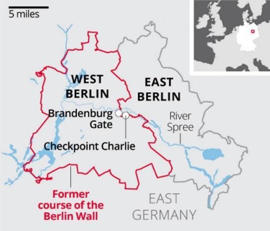 When liberalization in the Eastern Bloc countries and continuing civil unrest in East Germany pushed the GDR in 1989 to allow its citizens to visit West Berlin and West Germany, people from both West