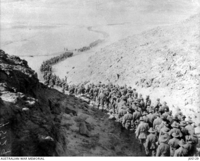 The troops were used initially to guard the Suez Canal from possible Turkish attack (the Turks occupied the Levant, Arabia and the Sinai Peninsula at that time).