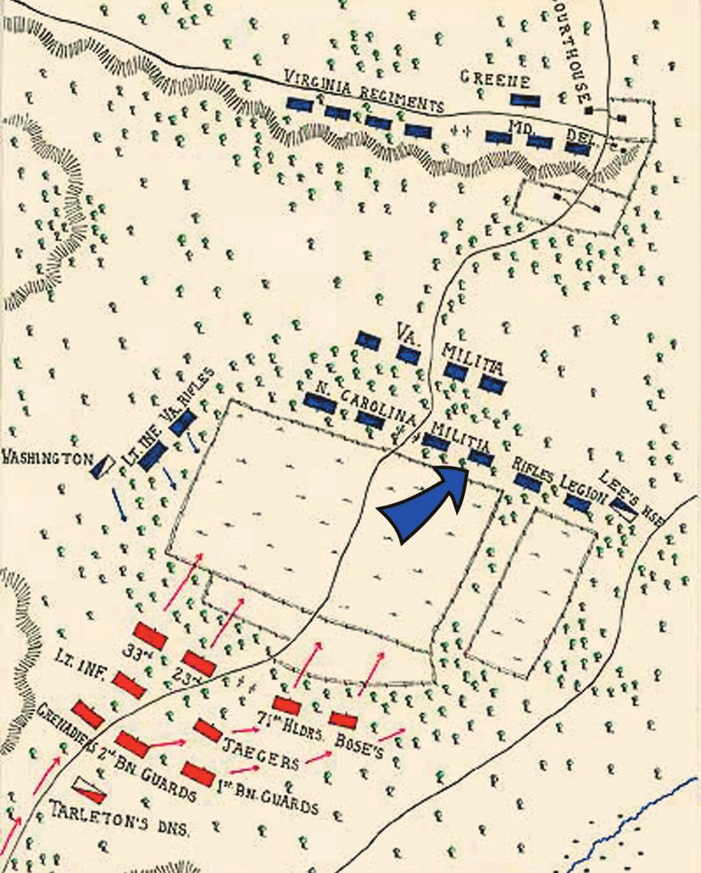 We know further that the battle was fought very near the homes of several McCuistion and McCuiston family members.