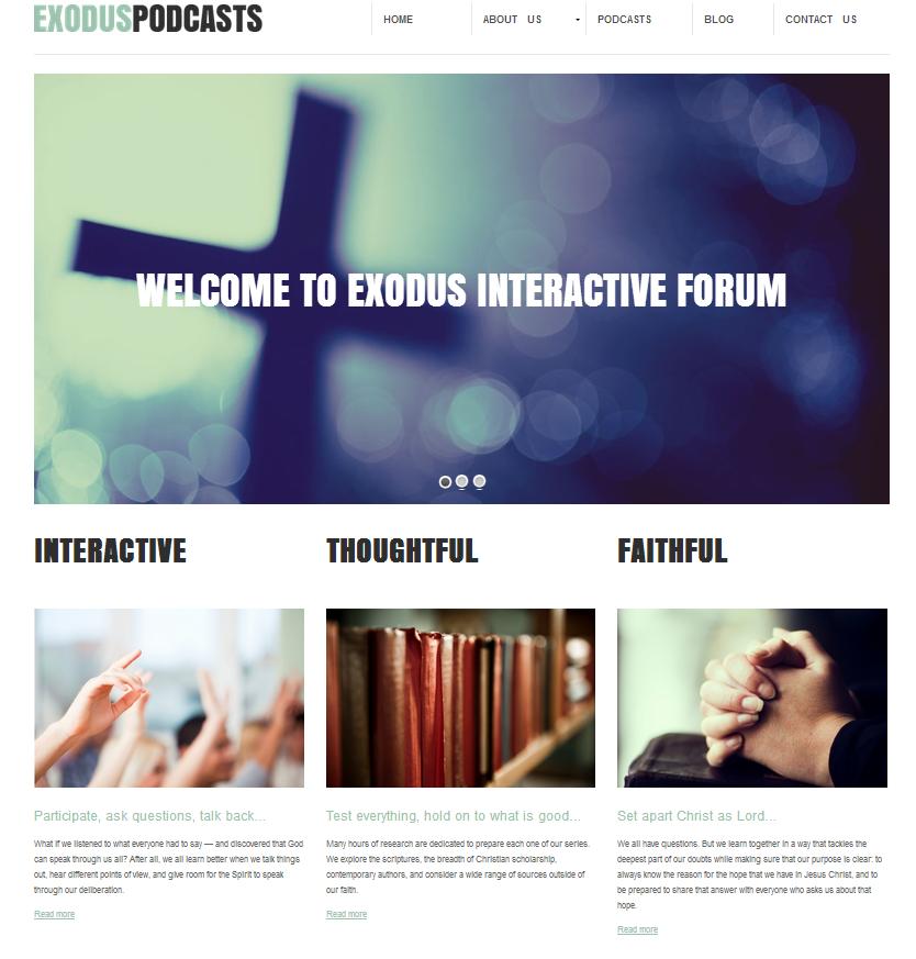 THANK YOU FOR BEING PART OF EXODUS INTERACTIVE FORUM.