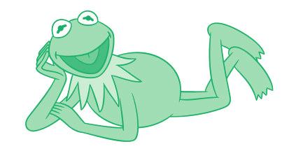 In this moment of oneness with you, Lord, I gather in energy, faith and serenity, Kermit the Frog says it s easy being Green!